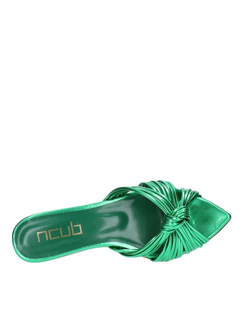 Flat leather sandals NCUB | DAFNE 35VERDE